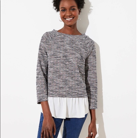 LOFT Sweaters - Mixed Media Sweater
